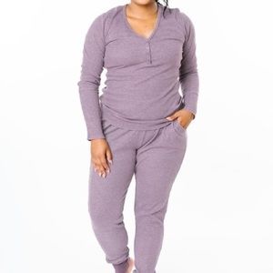 NWT Zyia Don’t Wake Me Thermal Set (Joggers and Top) Size XL